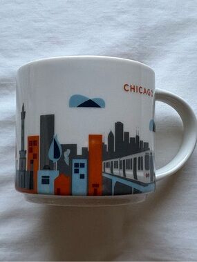 Starbucks Chicago You Are Here Collection Mug